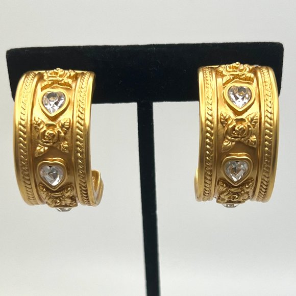 Elizabeth Taylor for Avon Jewelry - Elizabeth Taylor for Avon Love Blooms CLIP Earrings
